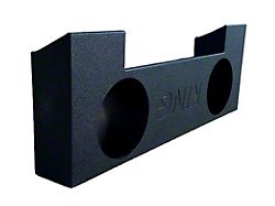 King Boxes 12-Inch Dual Upfire Sealed Subwoofer Box; Charcoal Sprayed Finish (19-26 RAM 2500 Crew Cab)