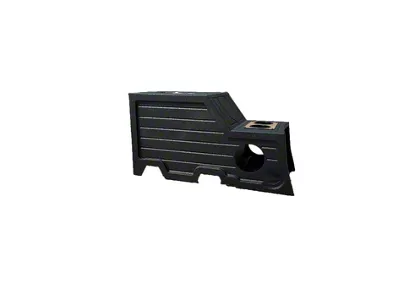 King Boxes Center Console with 12-Inch Ported Woofer, Two 6.50-Inch and Two 3.50-Inch Speaker Cutouts; Charcoal Sprayed Finish (06-09 RAM 2500 w/ Front Bucket Seats)