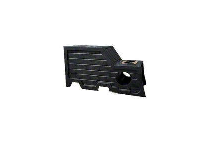 King Boxes Center Console with 12-Inch Ported Woofer, Two 6.50-Inch and Two 3.50-Inch Speaker Cutouts; Charcoal Sprayed Finish (06-09 RAM 3500 w/ Front Bucket Seats)