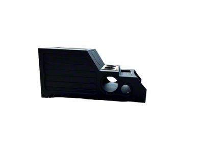 King Boxes Center Console with 12-Inch Ported Woofer, Two 6.50-Inch and Two 3.50-Inch Speaker Cutouts; Charcoal Sprayed Finish (10-12 RAM 3500 w/ Front Bucket Seats)