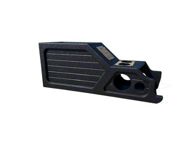 King Boxes Center Console with 12-Inch Ported Woofer, Two 6.50-Inch and Two 3.50-Inch Speaker Cutouts; Charcoal Sprayed Finish (01-06 Sierra 2500 HD w/ Front Bucket Seats)