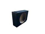King Boxes 10-Inch Single Ported Shallow Truck Subwoofer Box; Charcoal Carpeting Finish (Universal; Some Adaptation May Be Required)