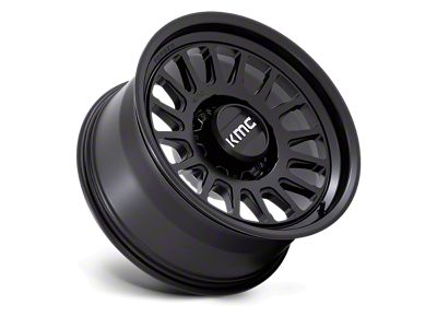 KMC Impact Satin Black 8-Lug Wheel; 18x9; 18mm Offset (01-06 Silverado 2500 HD)