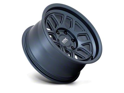 KMC Mesa Metallic Blue 8-Lug Wheel; 18x9; 18mm Offset (01-06 Silverado 2500 HD)