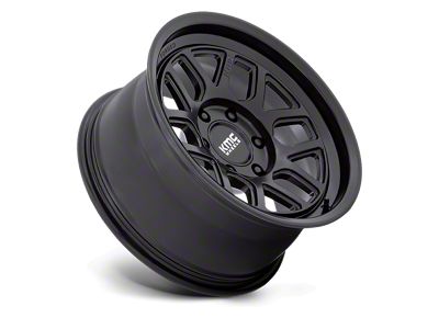 KMC Mesa Satin Black 8-Lug Wheel; 18x9; 18mm Offset (01-06 Silverado 2500 HD)