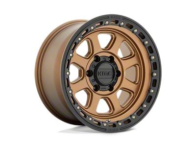 KMC Chase Matte Bronze with Black Lip 8-Lug Wheel; 18x9; 0mm Offset (03-09 RAM 2500)