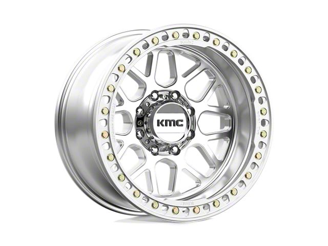 KMC Grenade Crawl Beadlock Satin Black 8-Lug Wheel; 17x9; -38mm Offset (03-09 RAM 2500)