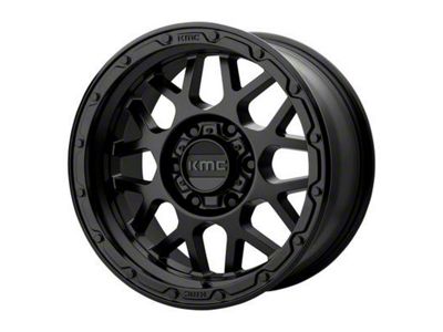 KMC Grenade Off-Road Matte Black 8-Lug Wheel; 17x8.5; 0mm Offset (03-09 RAM 2500)