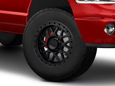KMC GRS Satin Black 8-Lug Wheel; 18x9; -12mm Offset (03-09 RAM 2500)