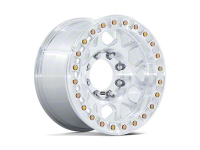 KMC Mesa Forged Slotted Beadlock Raw Machined 8-Lug Wheel; 17x9; -12mm Offset (03-09 RAM 2500)