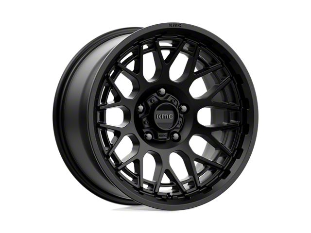 KMC Technic Satin Black 8-Lug Wheel; 20x9; 0mm Offset (03-09 RAM 2500)