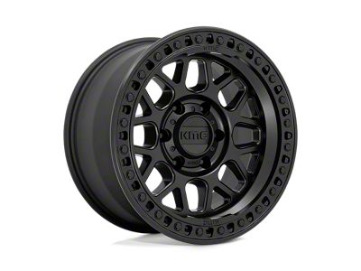 KMC GRS Satin Black 8-Lug Wheel; 18x8.5; 0mm Offset (03-09 RAM 3500 SRW)