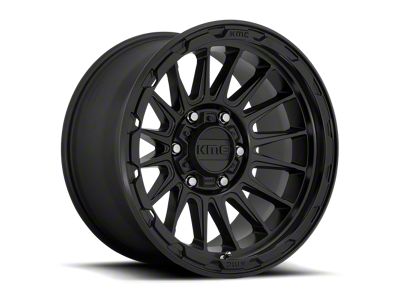 KMC Impact Satin Black 8-Lug Wheel; 17x8.5; 0mm Offset (03-09 RAM 3500 SRW)