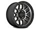 KMC Mesa Satin Black with Gray Tint 8-Lug Wheel; 17x9; 18mm Offset (03-09 RAM 3500 SRW)