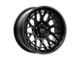 KMC Technic Satin Black 8-Lug Wheel; 20x9; 0mm Offset (03-09 RAM 3500 SRW)
