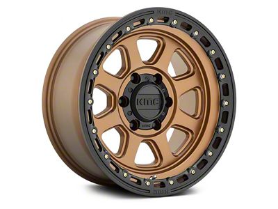 KMC Chase Matte Bronze with Black Lip 6-Lug Wheel; 20x9; 0mm Offset (04-08 F-150)