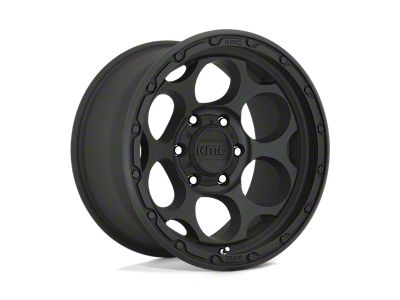 KMC Dirty Harry Textured Black 6-Lug Wheel; 18x8.5; 18mm Offset (04-08 F-150)