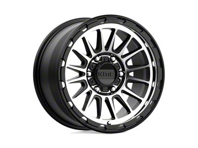 KMC Impact Satin Black Machined 6-Lug Wheel; 17x9; 18mm Offset (04-08 F-150)