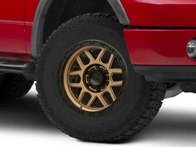KMC Mesa Matte Bronze with Black Lip 6-Lug Wheel; 17x8.5; 0mm Offset (04-08 F-150)