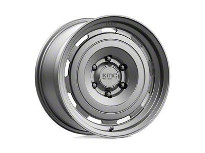 KMC Roswell Matte Anthracite 6-Lug Wheel; 17x8.5; 18mm Offset (04-08 F-150)