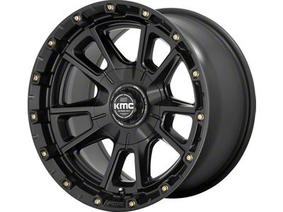 KMC Sync Satin Black 6-Lug Wheel; 17x9; 18mm Offset (04-08 F-150)