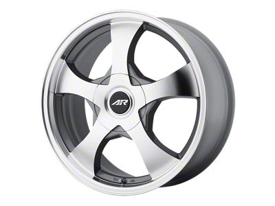 KMC Sync Satin Black with Gray Tint 6-Lug Wheel; 17x9; -12mm Offset (04-08 F-150)