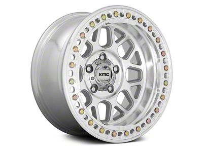 KMC Grenade Crawl Beadlock Machined 6-Lug Wheel; 18x9; 10mm Offset (07-13 Sierra 1500)