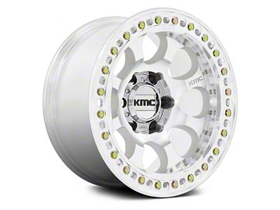 KMC Riot Beadlock Machined 6-Lug Wheel; 17x9; -38mm Offset (07-13 Sierra 1500)