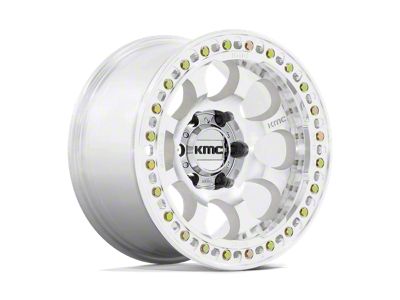 KMC Riot Beadlock Machined 6-Lug Wheel; 17x8.5; 0mm Offset (07-13 Sierra 1500)