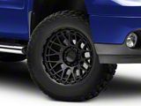 KMC Technic Satin Black 6-Lug Wheel; 18x9; 0mm Offset (07-13 Sierra 1500)