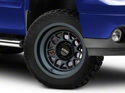 KMC Terra Metallic Blue 6-Lug Wheel; 20x9; 0mm Offset (07-13 Sierra 1500)