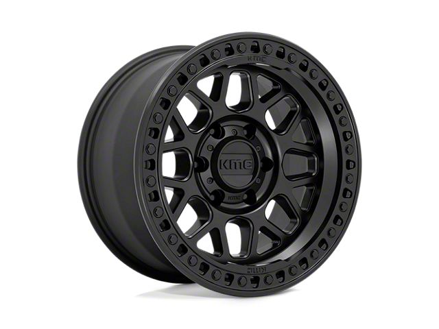 KMC GRS Satin Black 8-Lug Wheel; 20x9; 18mm Offset (11-14 Sierra 2500 HD)