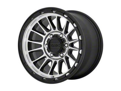 KMC Impact Satin Black Machined 8-Lug Wheel; 17x8.5; 0mm Offset (11-14 Sierra 2500 HD)