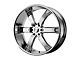 KMC Brodie Chrome 6-Lug Wheel; 20x9; 15mm Offset (07-13 Silverado 1500)