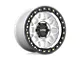 KMC GRS Machined with Satin Black Lip 8-Lug Wheel; 17x9; 18mm Offset (11-14 Silverado 2500 HD)