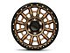 KMC Carnage Matte Bronze with Black Lip 6-Lug Wheel; 17x9; 0mm Offset (07-14 Tahoe)