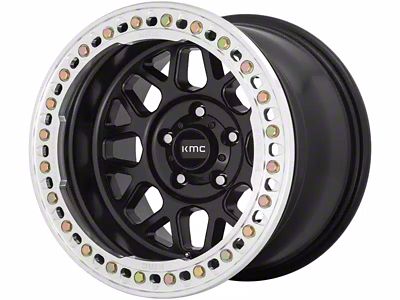 KMC Grenade Crawl Satin Black 6-Lug Wheel; 20x10; -48mm Offset (07-14 Tahoe)