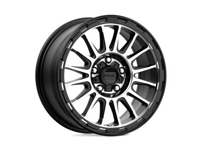 KMC Impact Satin Black Machined 6-Lug Wheel; 17x8.5; 0mm Offset (07-14 Tahoe)