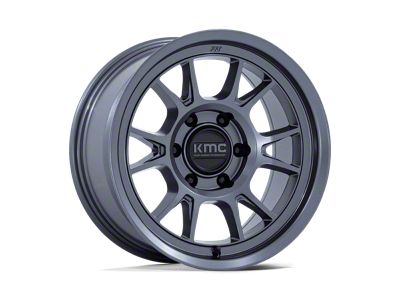 KMC Range Matte Anthracite 6-Lug Wheel; 17x8.5; 0mm Offset (07-14 Tahoe)