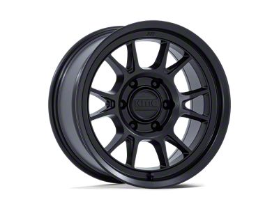 KMC Range Matte Black 6-Lug Wheel; 17x8.5; 0mm Offset (07-14 Tahoe)