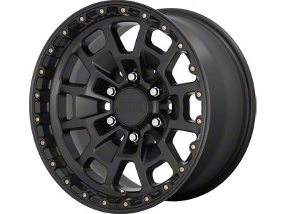 KMC Summit Satin Black 6-Lug Wheel; 17x8.5; 18mm Offset (07-14 Tahoe)