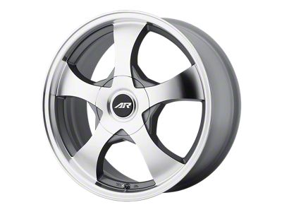KMC Sync Satin Black with Gray Tint 6-Lug Wheel; 17x9; -12mm Offset (07-14 Tahoe)
