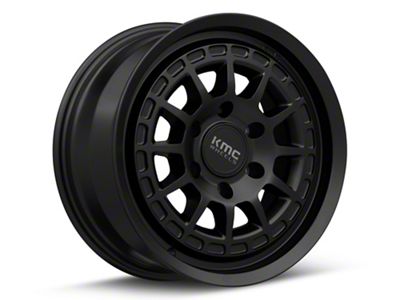 KMC Canyon Satin Black 6-Lug Wheel; 17x8.5; 0mm Offset (07-14 Yukon)