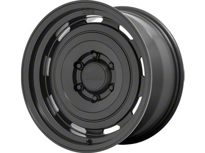 KMC Roswell Satin Black 6-Lug Wheel; 17x8.5; 18mm Offset (07-14 Yukon)