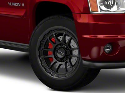 KMC Wrath Satin Black 6-Lug Wheel; 20x9; 0mm Offset (07-14 Yukon)