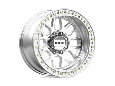 KMC Grenade Crawl Beadlock Machined 8-Lug Wheel; 20x10; -48mm Offset (08-10 F-250 Super Duty)