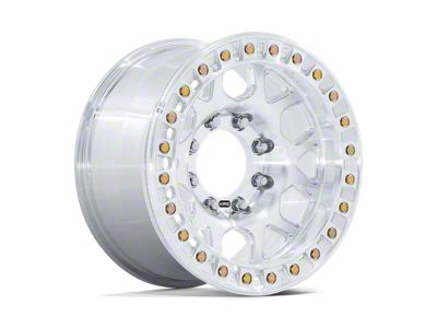 KMC Mesa Forged Slotted Beadlock Raw Machined 8-Lug Wheel; 17x9; 0mm Offset (08-10 F-250 Super Duty)