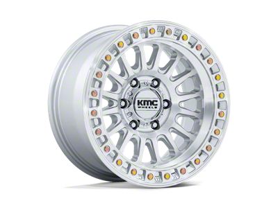 KMC IMS Gloss Silver with Machined Face 8-Lug Wheel; 20x9; 0mm Offset (08-10 F-350 Super Duty SRW)