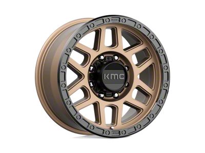KMC Mesa Matte Bronze with Black Lip 8-Lug Wheel; 18x9; 18mm Offset (08-10 F-350 Super Duty SRW)