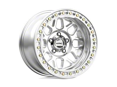 KMC Grenade Crawl Beadlock Machined 6-Lug Wheel; 17x8.5; 0mm Offset (09-14 F-150)